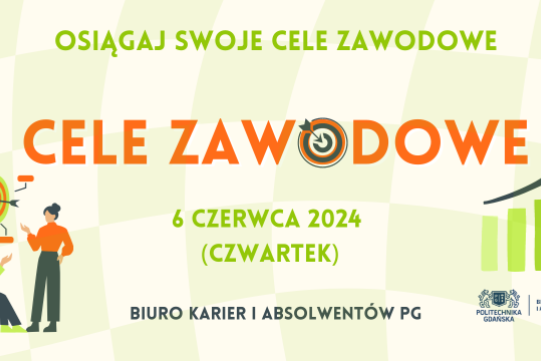 Na plakacie jest biało-zielone tło, na którym widac informacje na temat warsztatu