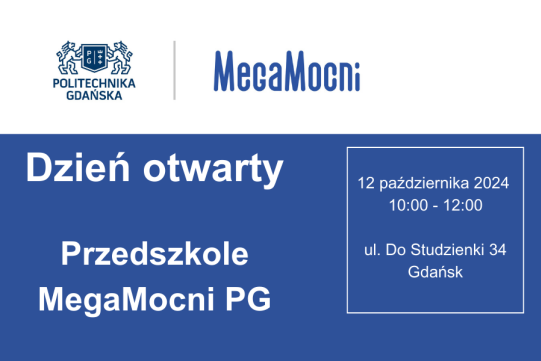 baner o dniu otwartym w przedszkolu