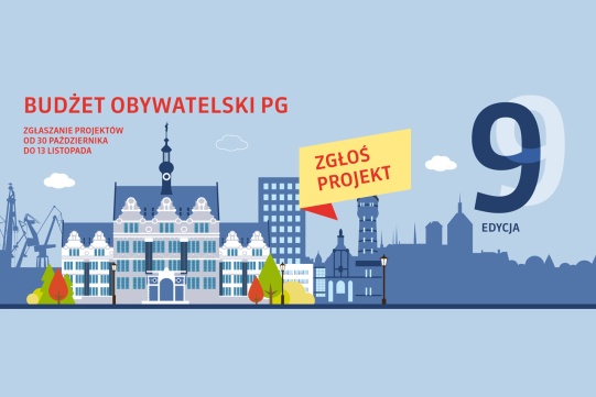 poster of Ninth edition of the Gdańsk Tech Civic Budget