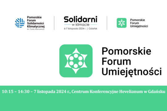 Na zdjęciu informacja o forum