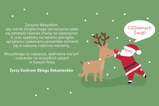 Kartka świąteczna COD