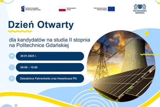 Dzień Otwarty dla kandydatów na studia II stopnia - zapraszamy!