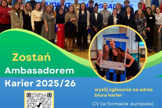 Na zdjęciu widoczna jest informacja o rekrutacji do programu