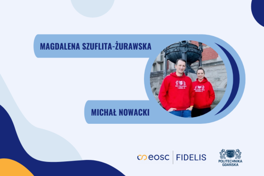 Zespół z Politechniki Gdańskiej, w składzie: mgr Magdalena Szuflita-Żurawska z Biblioteki Politechniki Gdańskiej – kierownik projektu oraz mgr Michał Nowacki