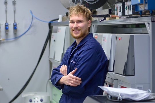 Szymon Królak, MSc Eng. Photo: Krzysztof Krzempek/Gdańsk University of Technology