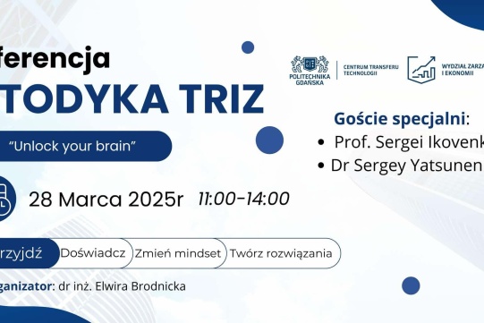 Konferencja metodyka TRIZ "unlock your brain"