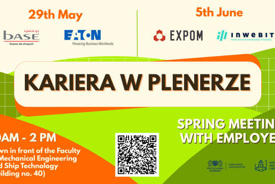 Na zdjęciu informacja o spotkaniu