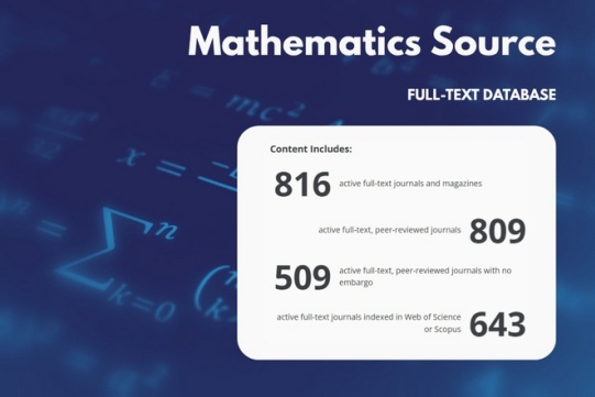 Mathematics Source - FULL-TEXT DATABASE