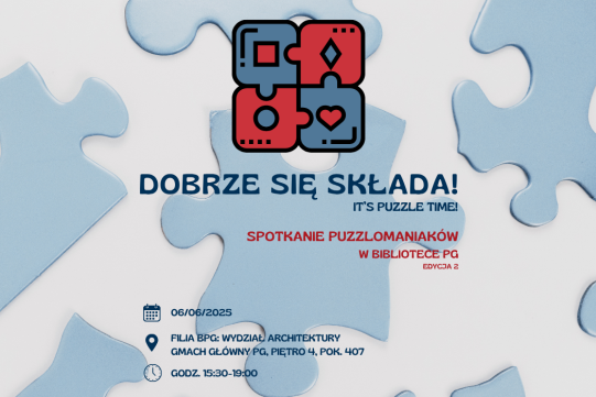 Dobrze się składa! Spotkanie puzzlomaniaków w Bibliotece PG. Edycja 2