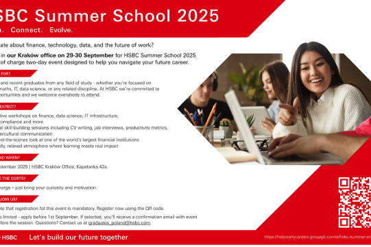 Na zdjęciu informacja o wydarzeniu