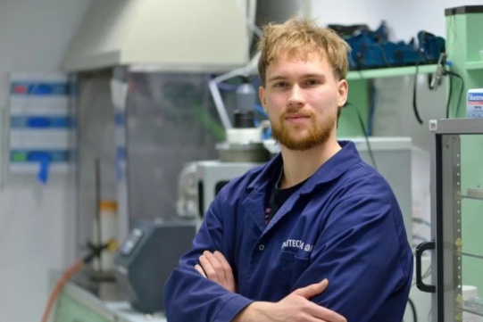 Mgr inż. Szymon Królak. Fot. Krzysztof Krzempek / Politechnika Gdańska