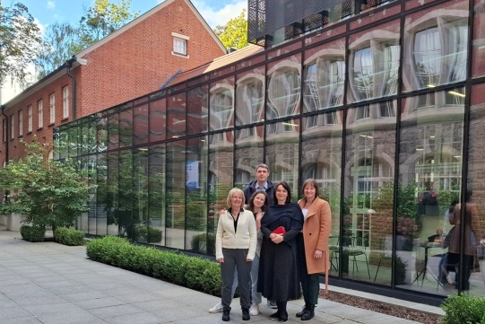 Photo of representatives of AGH and Gdańsk Tech