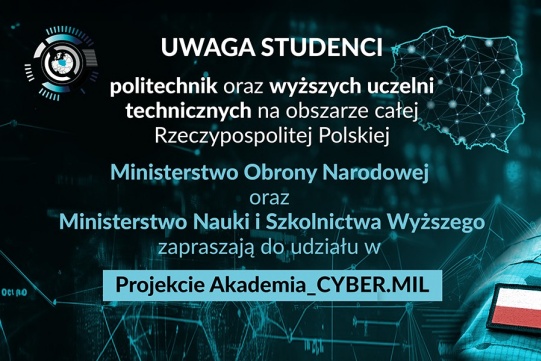 Politechnika Gdańska ponownie w projekcie Akademia_CYBER.MIL
