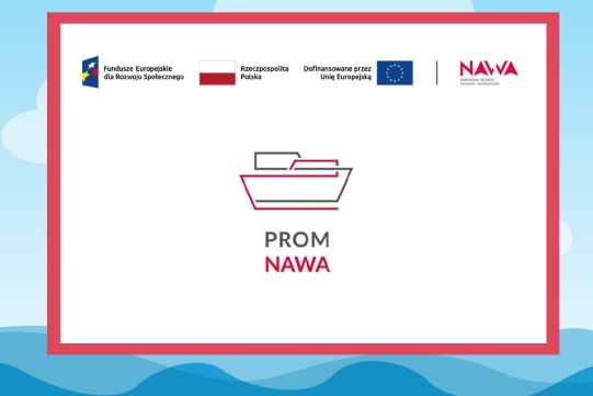 logo with ship on the white background