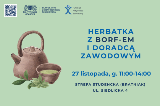 Na zdjęciu informacja o wydarzeniu