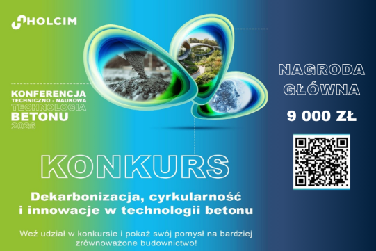 Na zdjęciu informacja o konkursie