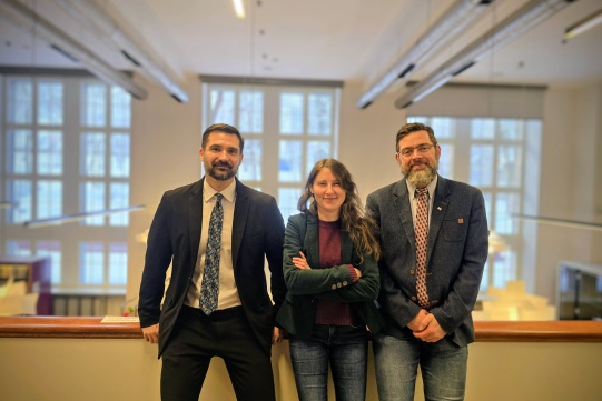 dr Bartosz Wiśniewski, prof. Christian Jungnickel, prof. Justyna Lubośna