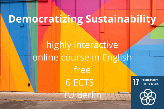 Zapraszamy na bezpłatny kurs online „Democratizing Sustainability”