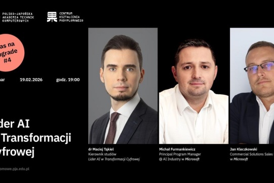 Na zdjęciu informacja o wydarzeniu