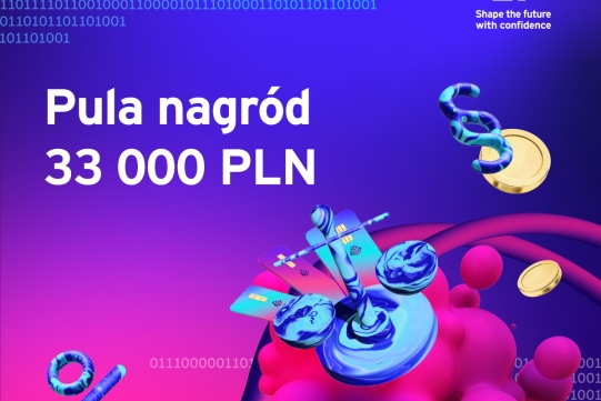 Na zdjęciu informacja o konkursie