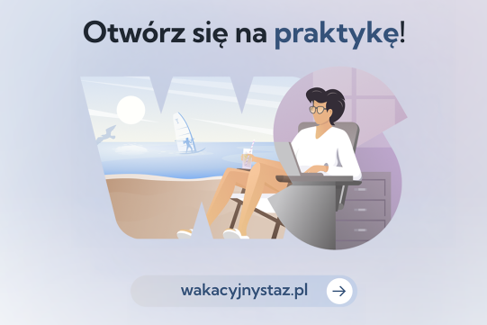 Na zdjęciu informacja o programie