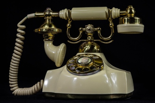 Old type telephone