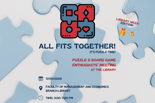 All Fits Together! Puzzle & Board Game Enthusiasts’ Meeting