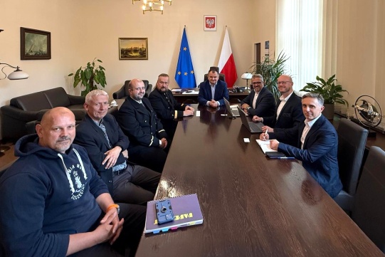 Wizyta delegacji z PG Biznes HUB Politechniki Gdańskiej w Szczecinie i rozmowy o współpracy z Politechnika Morską