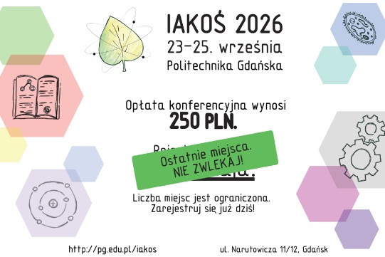 Ostatnie miejsca IAKOS 2026