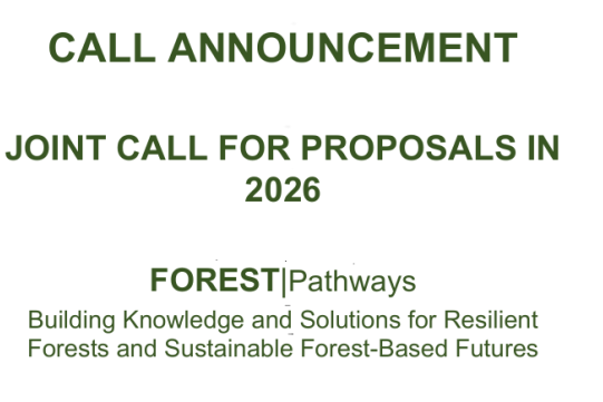FOREST - FOrests, forestry, and the forest-based sector: REsearch and innovation for a Sustainable Transition