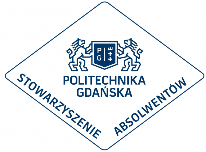 Na zdjęciu widoczne jest logo Stowarzyszenia Absolwentów PG.