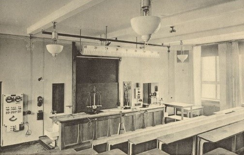 Sala wykładowa Instytutu Fizyki, 1904 r. 