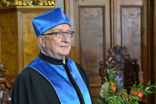Prof. Edmund Wittbrodt, doctor honoris causa of the University of Gdańsk. Photo: Krzysztof Krzempek/ Gdańsk University of Technology