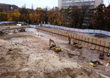 Construction works at the CK STOS investment area. Photo Rafał Malko