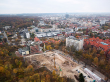 Construction works at the CK STOS investment area. Photo Rafał Malko