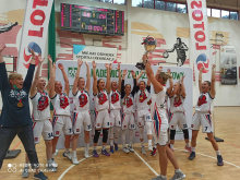 The female basketball representation of Gdańsk University of Technology 