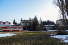 Pętla tramwajowa w Oliwie. Fot. Adrianna Szameitat