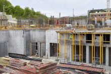 View of the CC STOS construction site. Photo NDI