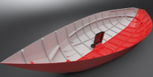 The prototype of kayak 