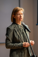 Prof. Barbara Wikieł, dyrektor Centrum Matematyki. Fot. Dawid Linkowski 