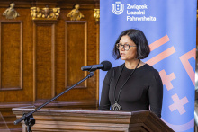 Prof. Adriana Zaleska-Medynska, dyrektor Związku Uczelni Fahrenheita.  Fot. Paweł Sudara/GUMed