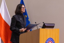 Prof. Adriana Zaleska-Medynska, dyrektor Uczelni Fahrenheita. Fot. Paweł Sudara/GUMed