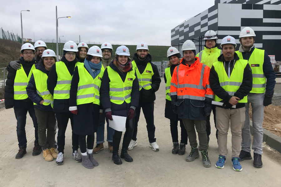 Students in Port Czystej Energii Waste Thermal Treatment Plant ...