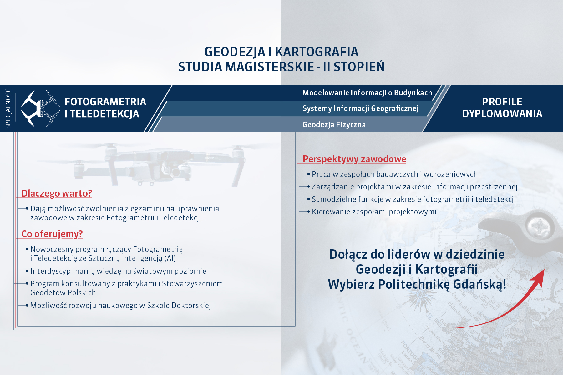 Nowe studia magisterskie z Geodezji i Kartografii! | Wydział Inżynierii