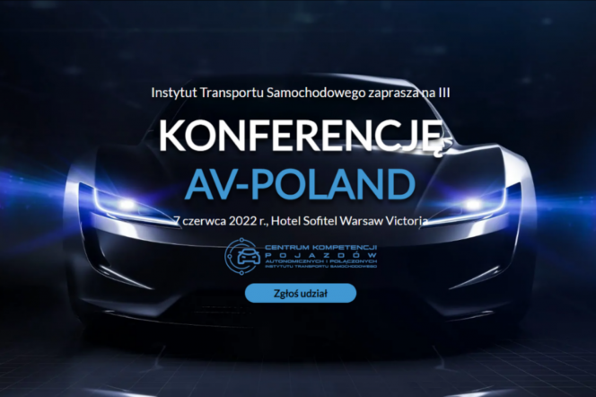 plakat konferencyjny AV-POLAND 2022