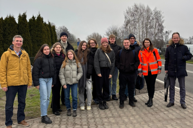 Studenci Transportu na budowie inwestycji kolejowej Colas Rail Polska