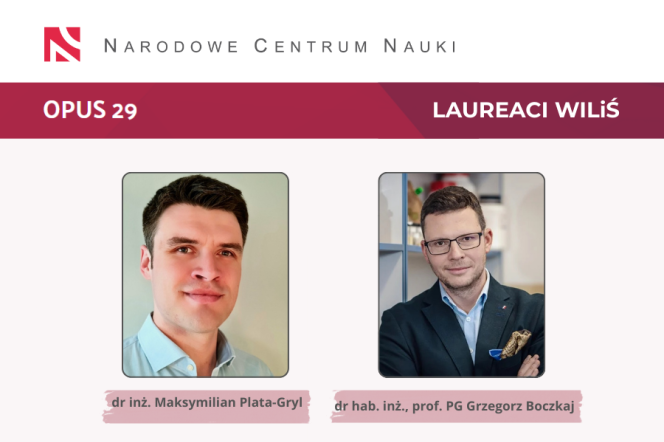 Projekty WILiŚ z finansowaniem w konkursie NCN OPUS 29
