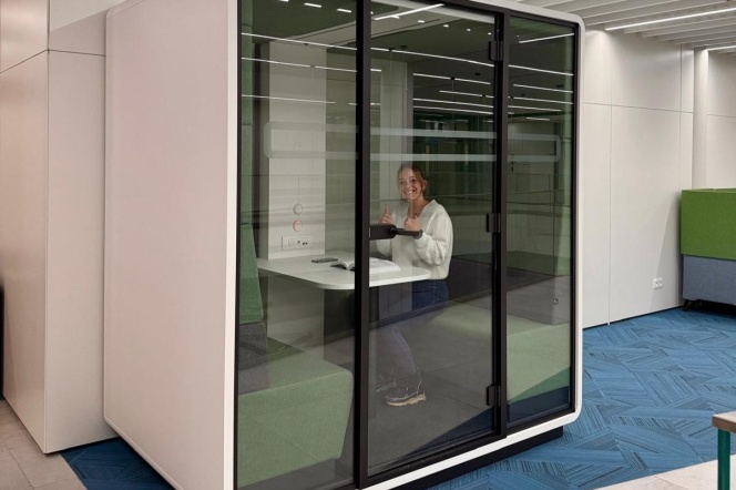 Nowa kabina akustyczna w budynku CEI WILiŚ