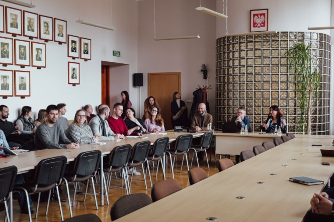 Spotkanie z prof. dr. hab. inż. Piotrem P. Woyciechowskim na WILiŚ