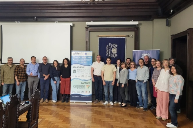 Spotkanie partnerów projektów AQUIGROW i DATASET 